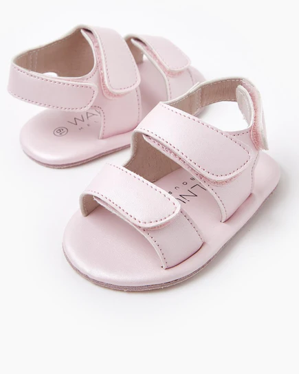 Mini Bertie Sandal | Pearl Pink