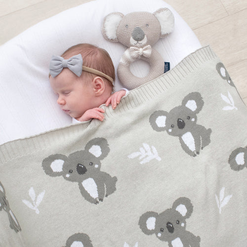 Baby Blanket | Koala Grey