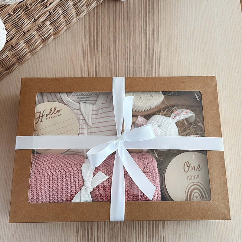 Large Newborn Gift Box | Rose