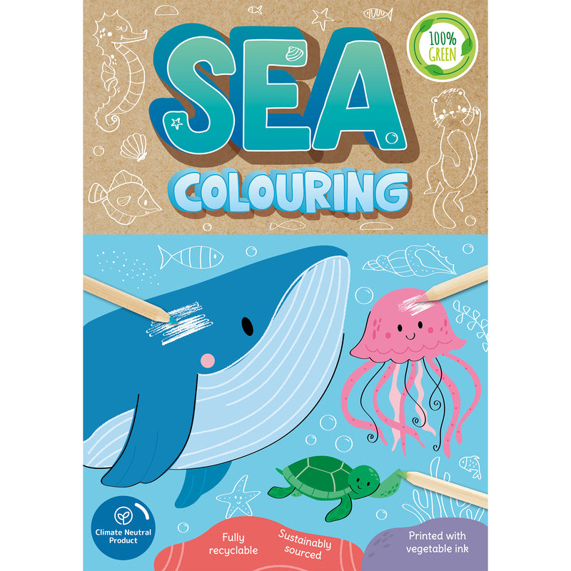 Sea | Eco Colouring Book