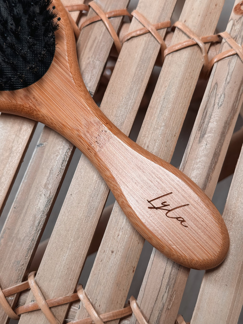 Wooden Hair Brush | Round