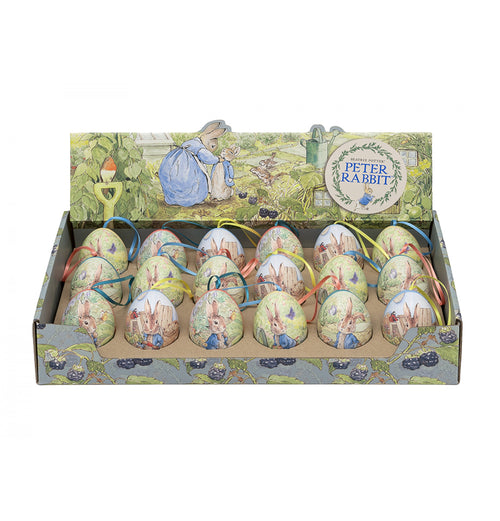Peter Rabbit Mini Coloured Egg Shaped Tin