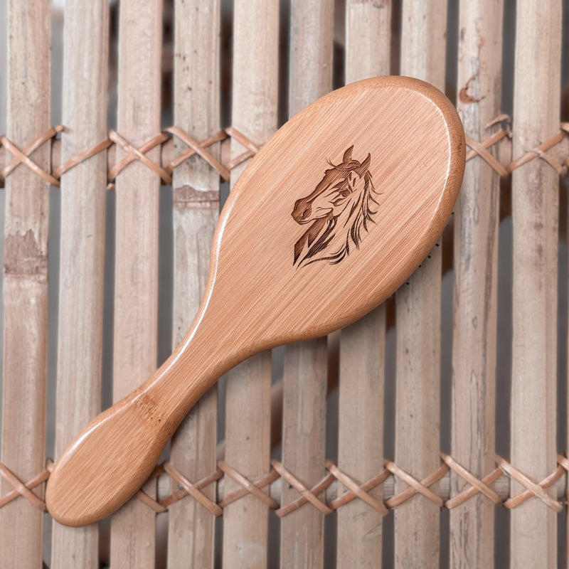 Wooden Hair Brush | Round