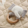 Knitted Rattle | Elephant