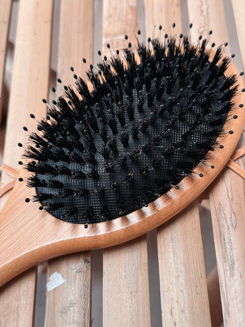 Wooden Hair Brush | Round