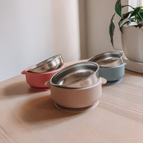 Stainless Steel Suction Bowl