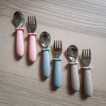 Stainless Steel Fork & Spoon Set