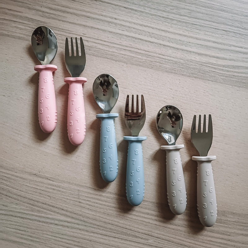 Stainless Steel Fork & Spoon Set