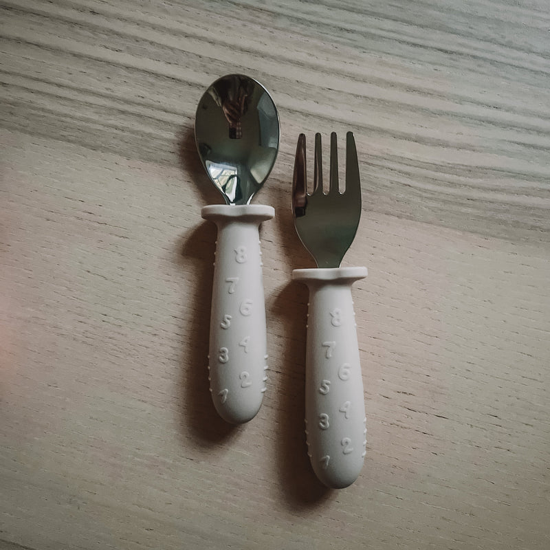 Stainless Steel Fork & Spoon Set