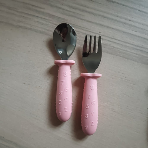 Stainless Steel Fork & Spoon Set