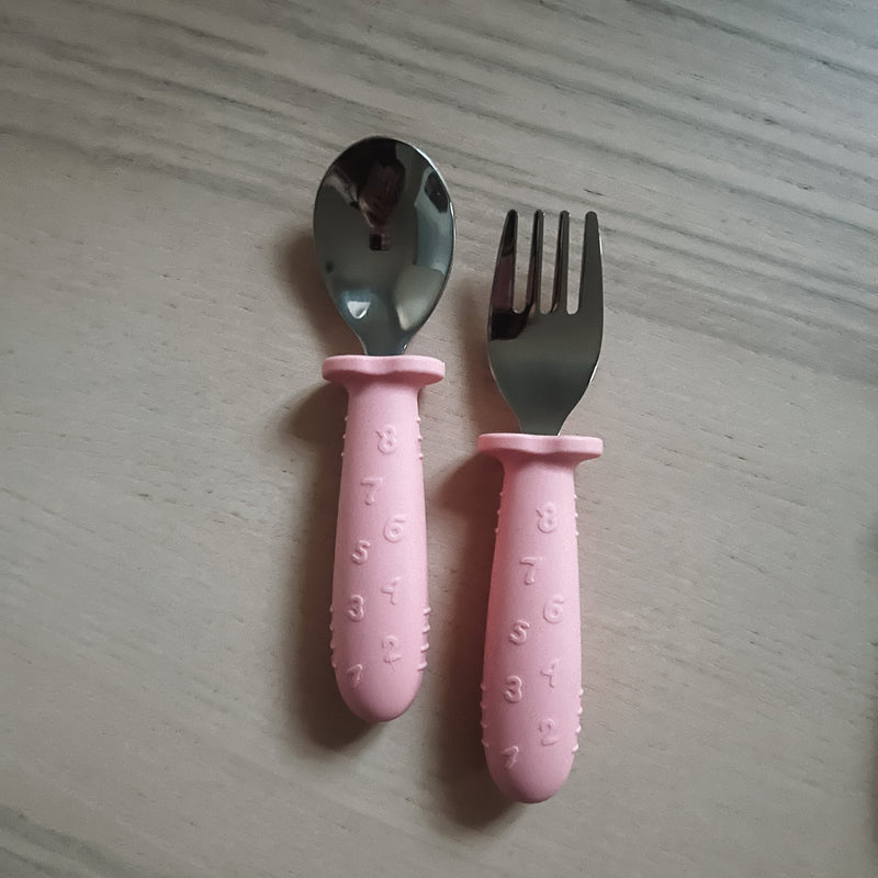 Stainless Steel Fork & Spoon Set