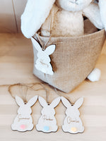 Personalised Easter Bunny Basket Tag