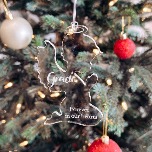 Personalised Christmas Ornament | Angel Child