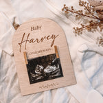 Pregnancy Announcement Plaque | Ultrasound