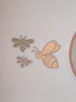 Acrylic & Timber Wall Art | Bees