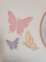 Acrylic & Timber Wall Decals | Butterflies