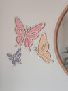 Acrylic & Timber Wall Decals | Butterflies