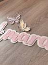 Acrylic & Timber Wall Art | Butterflies