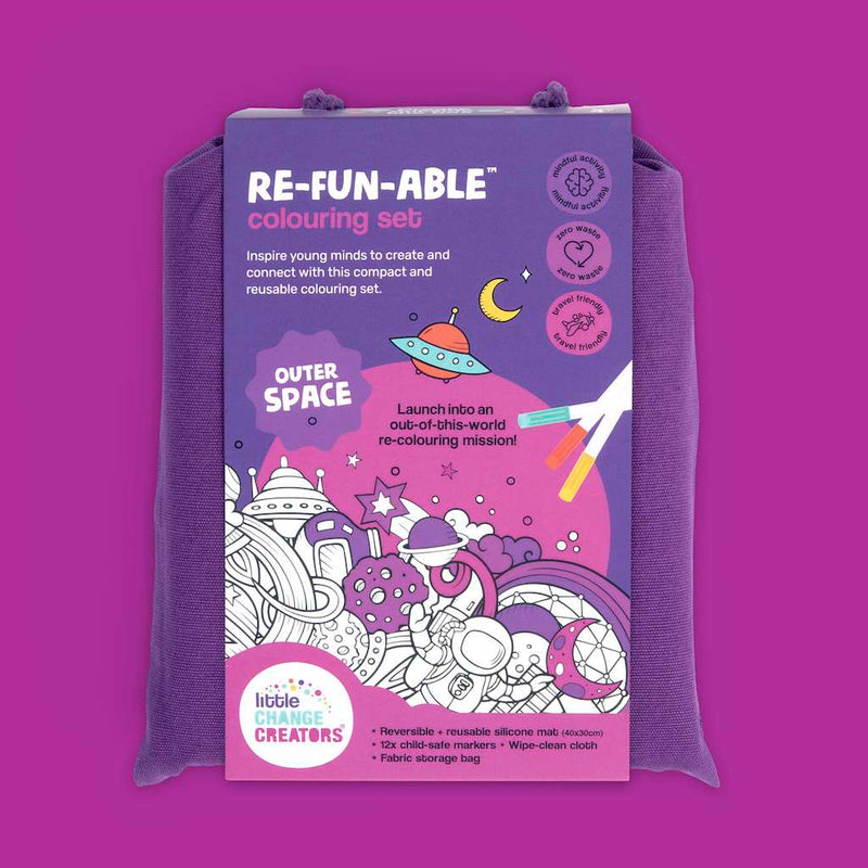 Re-FUN-able Colouring Set | Outer Space