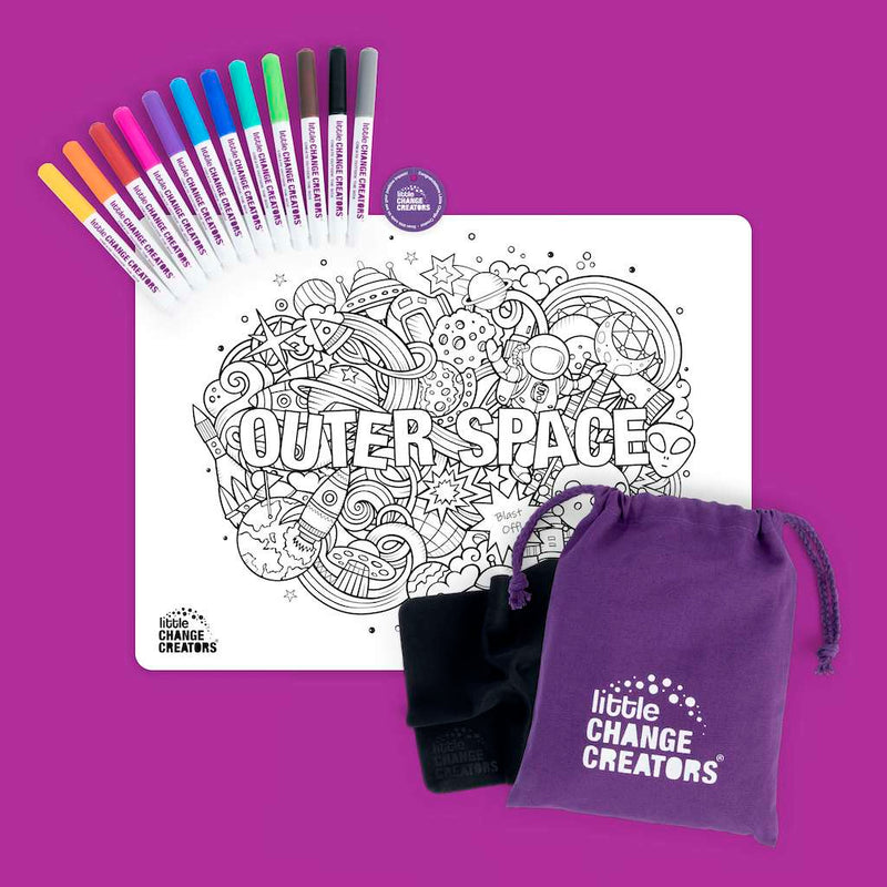 Re-FUN-able Colouring Set | Outer Space
