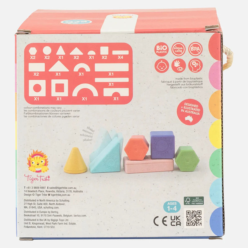 Rattle & Stack Blocks | Deluxe Pack Of 24