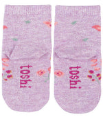 Organic Jacquard Ankle Socks | Lavandula