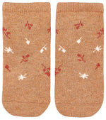 Organic Jacquard Ankle Socks | Maple Leaves