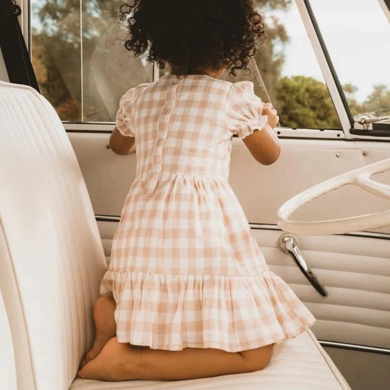 Quinn Check Dress 3-7Y