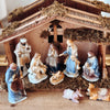 Traditional Ceramic Nativity Scene