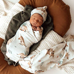 Kanga | Baby Jersey Wrap & Beanie Set