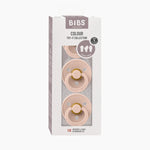 BIBS Dummies Try-It Collection 3PK Size 1 | Blush