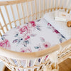 Lilac Skies | Fitted Bassinet Sheet / Change Pad Cover