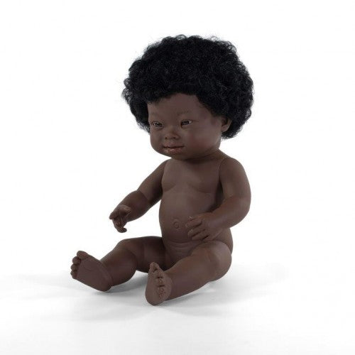 Anatomically Correct African Baby Girl With Down Syndrome - Undressed