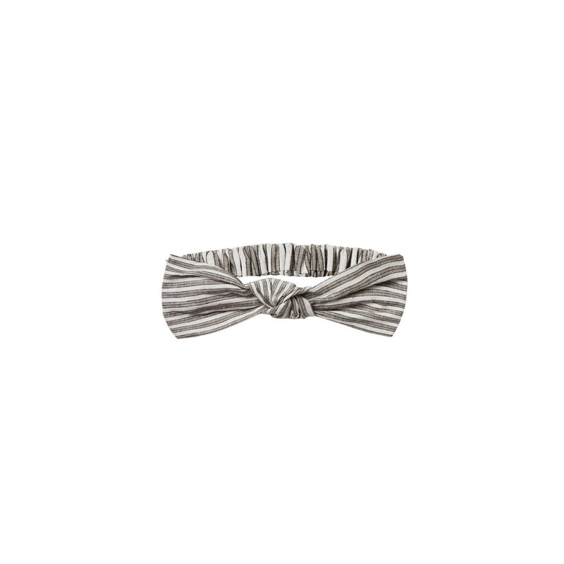 Knotted Headband - Railroad Stripe