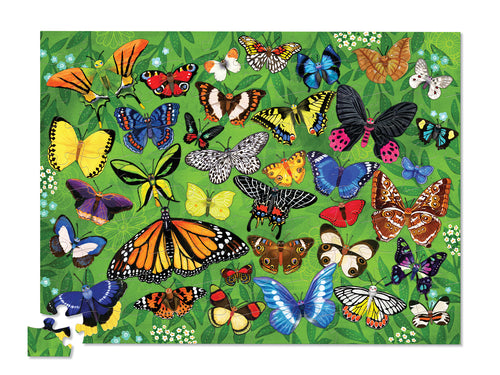 36 Animal Puzzle 100 PC - Butterfly World