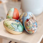 Peter Rabbit Coloured Egg Shaped Tin