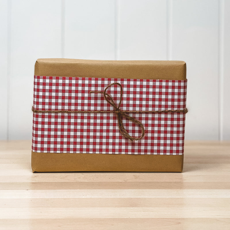 Gift Wrap | Red Gingham