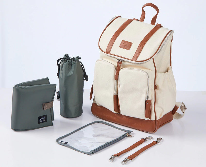 Canvas nappy best sale bag