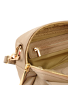 Faux Leather Playground Bag - Oat Dimple