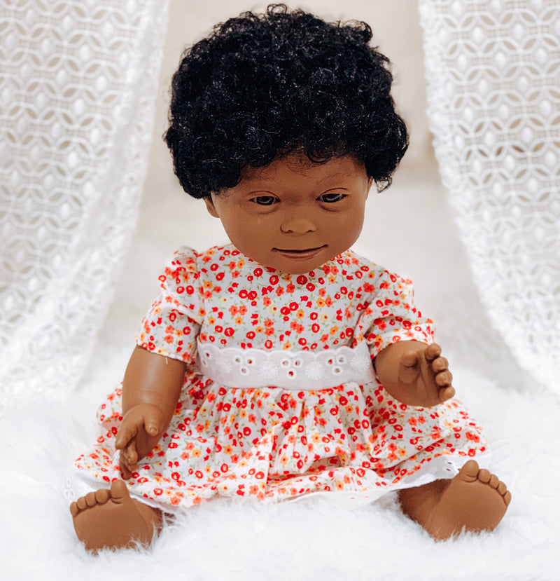 Baby With Down Syndrome Doll - African Girl