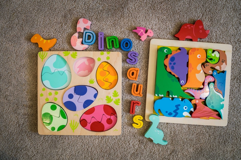Egg And Dino Puzzle