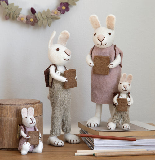White Bunny Small | Pants & Book