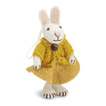 White Bunny Small | Ochre Skirt & Jacket