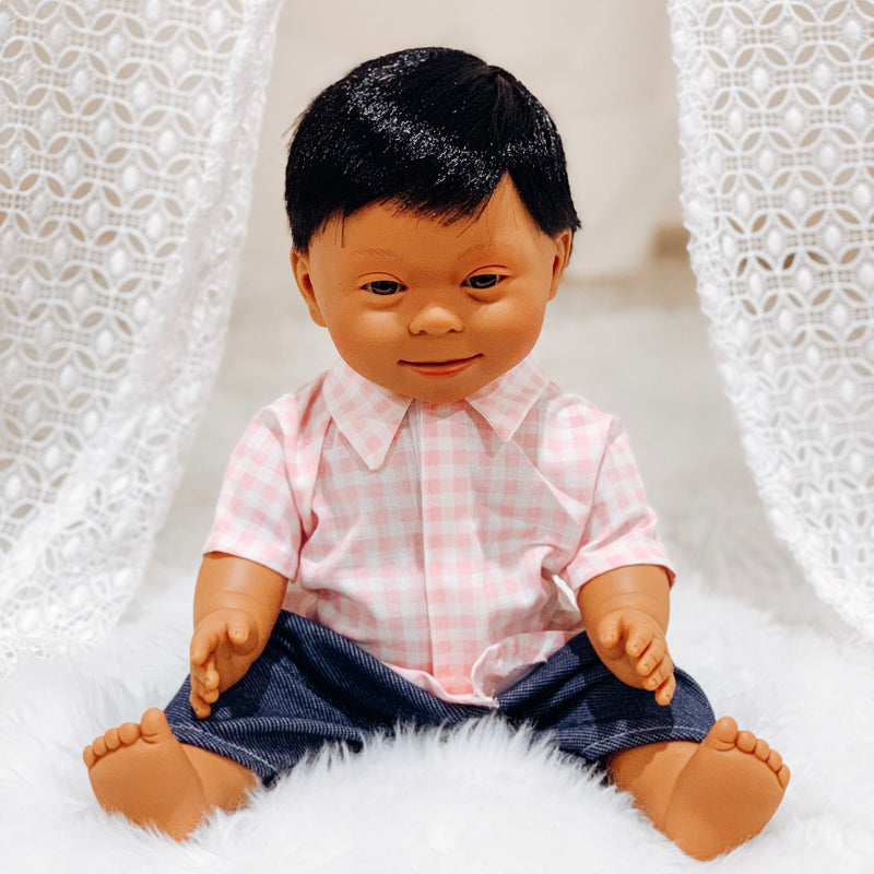 Baby With Down Syndrome Doll - Asian Boy
