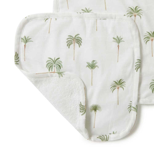 Green Palm | Organic Wash Cloths 3PK