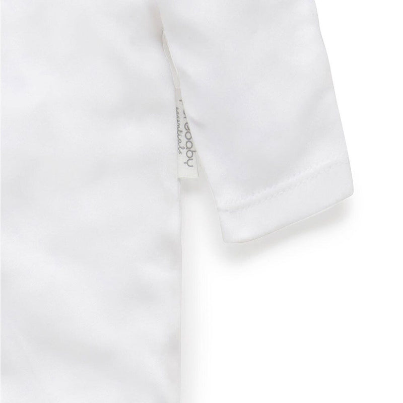 Zip Growsuit - White