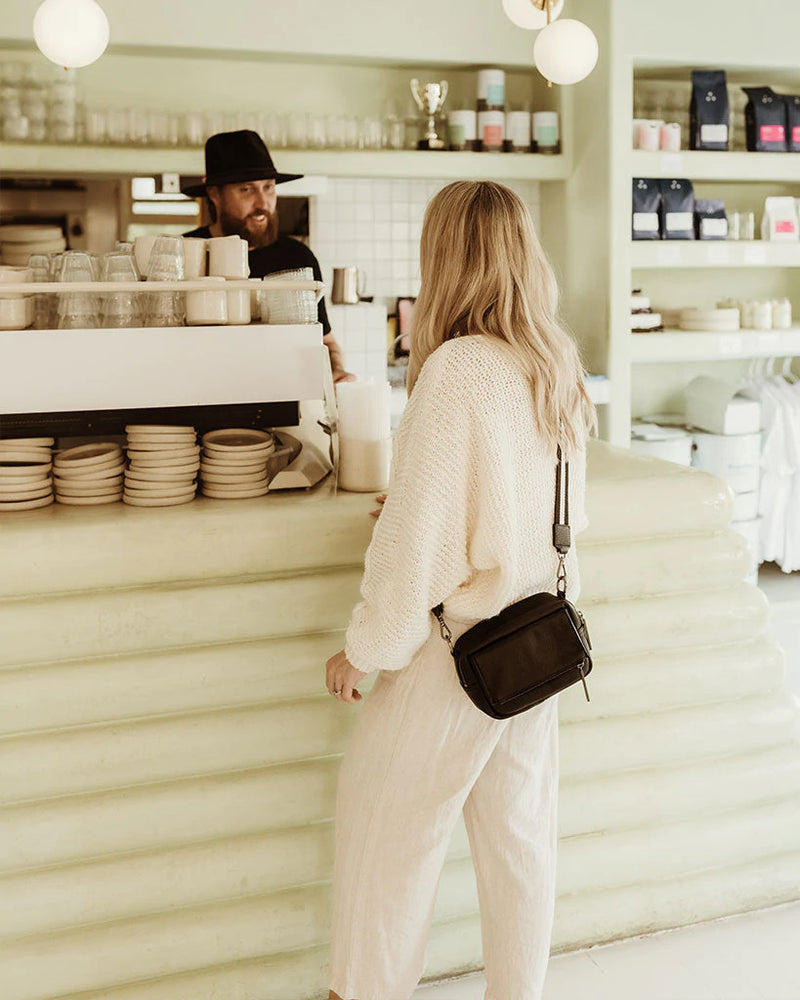 Playground Cross Body Bag Jet Black Little Dottie