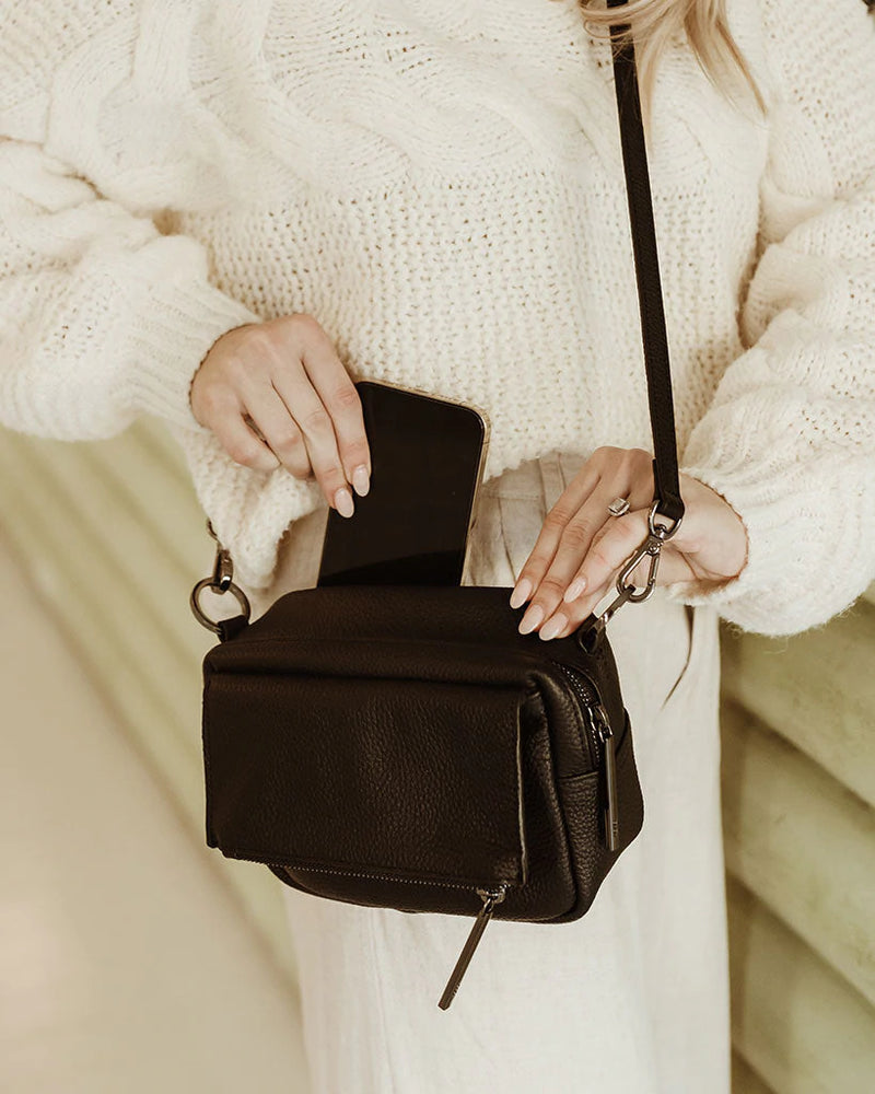 Playground Cross-Body Bag - Jet Black